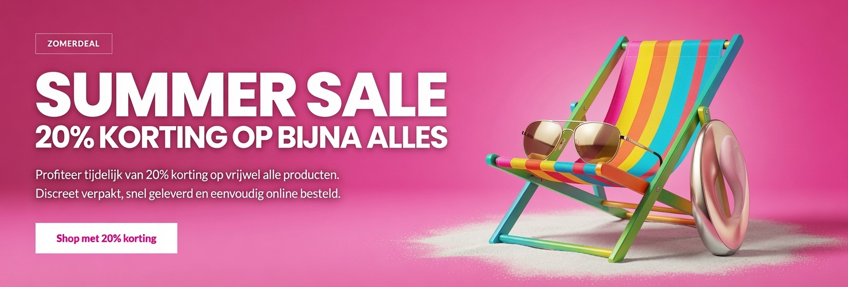 Summer Sale: 20% korting op bijna alles