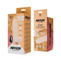Real Fantasy - Mason Stotende, Vibrerende en Verwarmbare Dildo - 20 cm