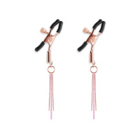 NS Novelties Bound Nipple Clamps D3 | Rose Gold