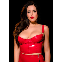 OhMyG! Tokyo Latex Top | Rood
