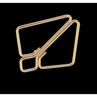 LOCKINK - Tepelklemmen met Zware Hanger - goud