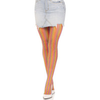 Leg Avenue Rainbow crochet net tights | Meerkleurig