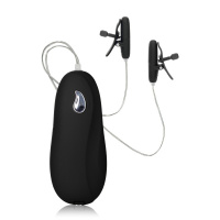 CalExotics Nipple Play Vibrating Heated Nipple Teasers | Zwart