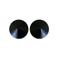 Kinky Diva PU Leather Nipple Covers | Zwart