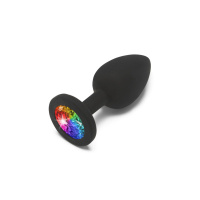 ToyJoy Anal Play Rainbow Booty Jewel Small | Zwart