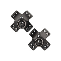 CalExotics Euphoria Collection O-Ring Pasties | Zwart