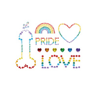 Leg Avenue Pride Bodyjewels Sticker | Meerkleurig