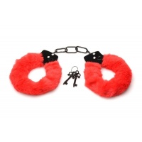 XR Brands - Cuffed In Fur Handboeien - Rood