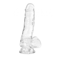 Crystal Addiction - Transparante Dildo - 18 cm