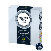 Mister Size 49mm Condoms 3pcs | Naturel