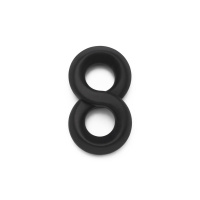 Hidden Desire Bangers C-Rings Soft Silicone Jock C-Ring | Zwart