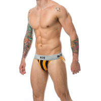 MOB Eroticwear Stripe Classic Jock | Oranje