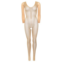 Catsuit Naakt met Open Kruis