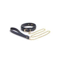 NS Novelties Bondage Couture Collar and Leash | Blauw