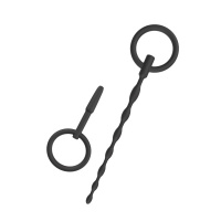 Hidden Desire Extreme Penis Plug Set Small 2 pcs | Zwart