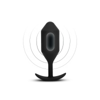 B-Vibe Vibrating Snug Plug XXL | Zwart