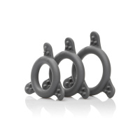 CalExotics Pro Series Silicone Ring Set | Zwart