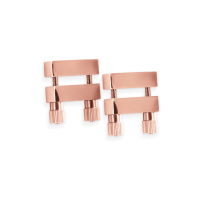 NS Novelties Bound Nipple Clamps V1 | Rose Gold