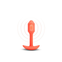 B-Vibe Vibrating Snug Plug S | Oranje