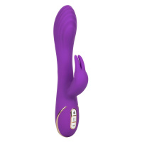 CalExotics Jack Rabbit Signature Heated Silicone Rotating 'G' Rabbit | Paars
