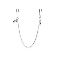 Fifty Shades Darker At My Mercy Beaded Chain Nipple Clamps | Zilver
