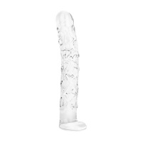 Gildo - No. 36 Getextureerde Glazen Dildo - 19 cm