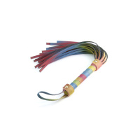NS Novelties Spectra Bondage Flogger | Regenboog