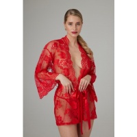 Christine - Kanten Kimono Graceful - Rood