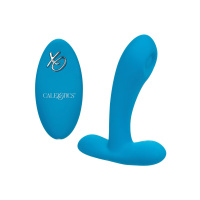 CalExotics Silicone Remote Pulsing Pleaser | Blauw