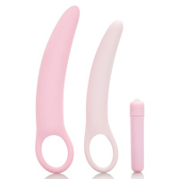 CalExotics Inspire Vibrating Dilator Kit 3-Piece Set | Roze