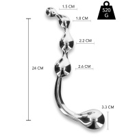 Playhouse Steel Pleasure Flow+Bulb Pleasure Steel Wand | Zilver