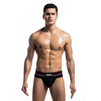 MOB Eroticwear Fetish Classic Wide Jockstrap | Zwart