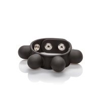 CalExotics Silicone Weighted Ball Stretcher | Zwart