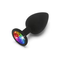 ToyJoy Anal Play Rainbow Booty Jewel Large | Zwart
