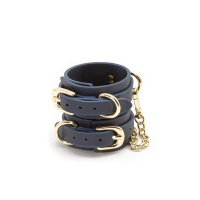 NS Novelties Bondage Couture Wrist Cuffs | Blauw