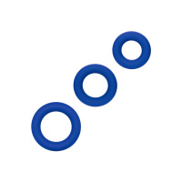 CalExotics Admiral Universal Cock Ring Set | Blauw