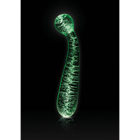 NS Novelties Firefly Glass G Spot Glow Wand | Glow in the dark