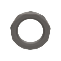 CalExotics Alpha Liquid Silicone Prolong Prismatic Ring | Grijs