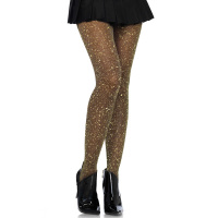 Leg Avenue Lurex pantyhose | Zwart
