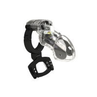 MyStim Pubic Enemy No. 3 Cock Cage | Transparant