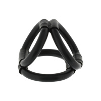 Seven Creations Tri Ring Cock Cage | Zwart