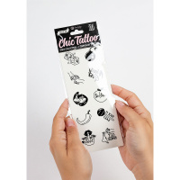 Secret Play Spicy Chic Temporary Tattoo | Zwart