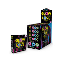 S&F Glow In The Dark Love Rings | Meerkleurig
