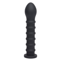 Hidden Desire Bangers Fuck Machines Ribbed Dong Easy-Lock 19 cm | Zwart