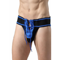 MOB Eroticwear Fetish Football Jockstrap | Blauw