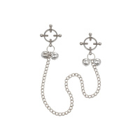 CalExotics Nipple Grips 4-Point Nipple Press with Bells | Metaal