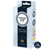 Mister Size 53mm Condoms 10pcs | Naturel