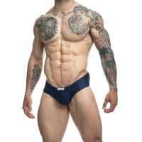 Justin+Simon Cheek Bikini | Marineblauw