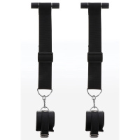 Taboom Bondage Essentials Door Bars and Wrist Cuffs | Zwart