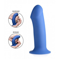 Squeeze-It Dikke Dildo - Blauw